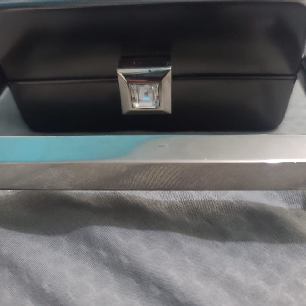 Rodo Small Metal Box Clutch - Picture 3 of 7